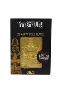 Fanattik Yu-Gi-Oh! - "Jinzo" 24-Karat-vergoldeter Barren, limitierte Auflage yu, gi, oh Figuren und Repliken
