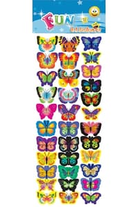 Zigzag Island Fun Stickers - Pegatinas divertidas - Mariposas V2 gaming Pósteres, adhesivos e impresiones