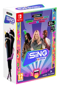 GIANTS Software GmbH Let's Sing 2026 + 2 Microphones - Version Française - Nintendo Switch let, sing Nintendo Switch Juegos