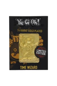 Fanattik Yu-Gi-Oh! - "Time Wizard" 24-Karat-vergoldeter Barren, limitierte Auflage yu, gi, oh Figuren und Repliken