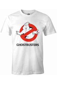 Cotton Division Ghostbusters - White Men's T-shirt - Ghost Logo - XL ghostbusters Camiseta