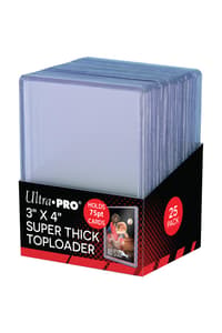 Ultra Pro Ultra Pro - Standaard Kaartbeschermers Toploader Transparent en Super Dik 25 Stuks (63 x 88 mm) none Diversen TCG