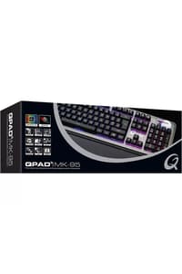 QPAD QPAD - MK-95-DE PRO - Gaming Mechanisch Schakelbaar Toetsenbord, met RGB-achtergrondverlichting en Palmrest, Painting keycap, DE layout  Toetsenborden