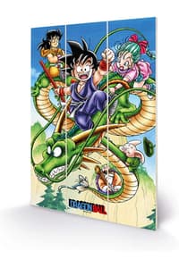 Pyramid International Dragon Ball - Flying in the sky Stampa su legno 20 X 29,5 cm dragon, ball Affischer, klistermärken och trycksaker