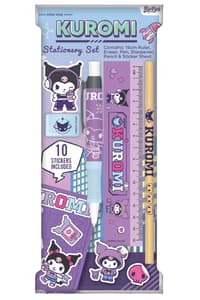 Blue Sky Studios Kuromi - Set de papelería de 6 piezas Hello, Kitty Papelería y escritura