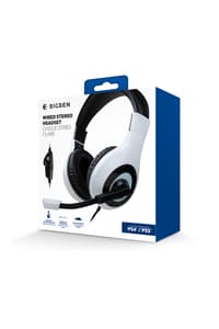 Nacon BigBen - Casque de jeu filaire blanc pour PS4/PS5  Casques Playstation 4 Accessoires  Xbox One Playstation 5 Xbox Series X Xbox Series S Consoles