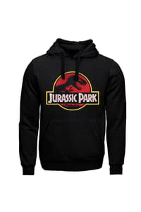 Cotton Division Jurassic Park - Logo Hoodie Schwarz S jurassic, park Hoodies und Sweatshirt