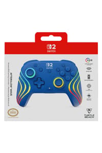 Turtle Beach Turtle Beach - Afterglow Wave Wireless RGB Gaming Controller Blue for Nintendo Switch 2, Switch, Switch Lite & Switch OLED Model  Nintendo Switch Accessories  Nintendo Switch Lite Nintendo Switch OLED Nintendo Switch 2