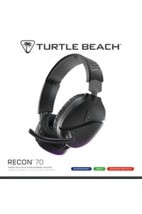 Turtle Beach Turtle Beach - Casque de jeu filaire Recon 70 Noir pour PlayStation, Xbox et Nintendo Switch  Micros - Casques Playstation 4 Accessoires  Xbox One Nintendo Switch Nintendo Switch Lite Playstation 5 Xbox Series X Xbox Series S Nintendo Switch OLED