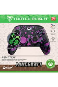 Turtle Beach Turtle Beach - Manette de jeu RVB sans fil Rematch Minecraft pour Nintendo Switch 2  