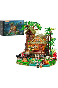 Lumibricks Lumibricks - Retro House - Baita nella foresta nebbiosa lumibricks 