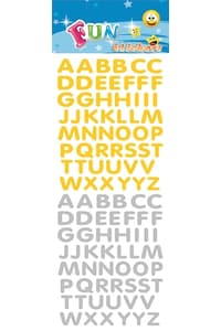 Zigzag Island Fun Stickers - Pegatinas ABC Oro/Plata gaming Pósteres, adhesivos e impresiones