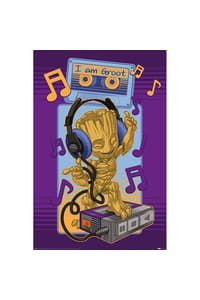 Pyramid International PL 04 - Guardians of the Galaxy (Groot Cassette) - Maxi Poster 91x61cm les, gardiens, de, la, galaxie marvel Poster, Sticker und Drucke