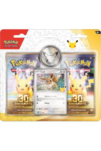 The Pokémon Company Pokémon JCC : Pack promotionnel de 2 boosters 30e Anniversaire Évoli - FR pokemon Pokémon TCG