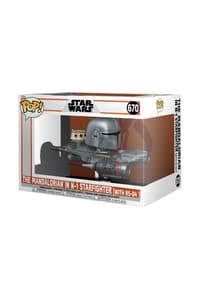 Funko Funko Pop! Rides: Star Wars: The Mandalorian Season 3 - The Mandalorian in N1 Starfighter star, wars Figurer och repliker