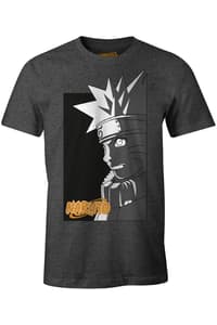 Cotton Division Naruto - Narutos skugga - Antracit T-shirt för herrar - XL naruto T-shirt