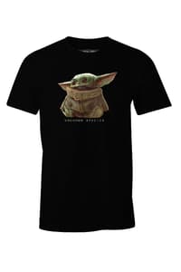 Cotton Division The Mandalorian - Long Black Men's T-shirt The Child Logo - XL The, Mandalorian star, wars T-shirt