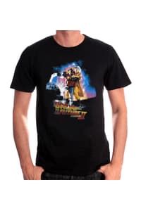Cotton Division Back to the Future II - Poster Black T-Shirt M retour, vers, le, futur T-Shirt