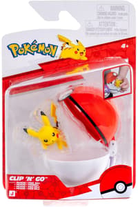 Jazzware Pokémon - Clip 'N' Go - Pikachu #2 & Poké Ball pokemon Figures & Replica's