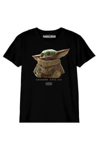 Cotton Division The Mandalorian - Black Men's T-shirt The Child Logo - 10 years The, Mandalorian star, wars T-shirt