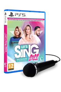 Plaion Let's Sing 2022 Edition Hits Français et Internationaux + 1 Microphone - PS5  Playstation 5 Games