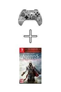 DragonShock DragonShock - PopTop Compact Bluetooth Wireless Controller Manga für Switch & Switch OLED + Assassin's Creed: Die Ezio Collection Bundle  Gamepad Nintendo Switch Zubehör  Nintendo Switch Spiele  Nintendo Switch Lite Nintendo Switch OLED