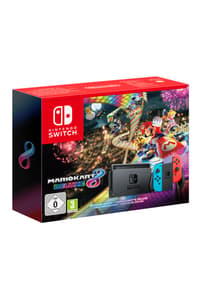 Nintendo Console Nintendo Switch avec paire de Joy-Con Neon Rouge et Bleu + Mario Kart 8 Deluxe  Nintendo Switch Konsolen
