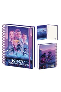 Pyramid International KPop Demon Hunters - Carnet Huntrix irisé haut de gamme avec fermoir kpop, demon, hunters Papeterie et Ecriture