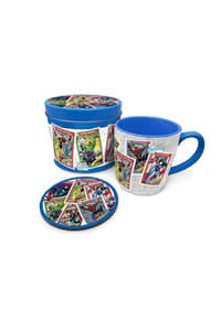 Pyramid International Marvel - Ensemble cadeau "Carte de collection" - Dessous de verre et Mug marvel Mugs, Tasses et Verres