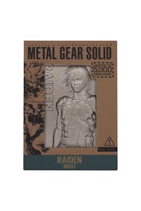 Fanattik Metal Gear Solid 2 - "Raiden" Ingot Limited Edition metal, gear, solid Figures & Replica's