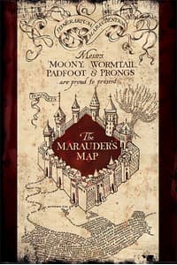Pyramid International Harry Potter - El mapa del merodeador Maxi Póster harry, potter Pósteres, adhesivos e impresiones