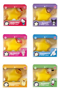 YuMe YuMe Hello Kitty and Friends Bedside Light Series - Star Light bedside lamp display (12 units) Hello, Kitty Lamps & Lighting