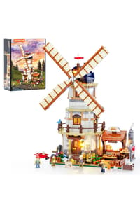 Lumibricks Lumibricks - Farm Life - Casa del mulino a vento olandese lumibricks 