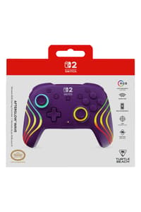 Turtle Beach Turtle Beach - Afterglow Wave Wireless RGB Gaming Controller Purple for Nintendo Switch 2, Switch, Switch Lite & Switch OLED Model  Nintendo Switch Accessories  Nintendo Switch Lite Nintendo Switch OLED Nintendo Switch 2