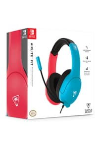 Turtle Beach Turtle Beach - Airlite Fit kabelgebundenes Gaming-Headset in Rot und Blau für Nintendo Switch, Switch Lite und Switch OLED  Nintendo Switch Zubehör  Nintendo Switch Lite Nintendo Switch OLED