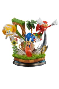 Cartoon Kingdom SAS Cartoon Kingdom - 1:6 Statues - Sonic the Hedgehog - Sonic Team Limited Edition Statue 35cm Sonic, the, Hedgehog Figurer och repliker