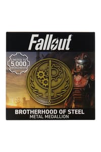 Fanattik Fallout - Medaglia da collezione in edizione limitata "Brotherhood of Steel” fallout Figurer och repliker