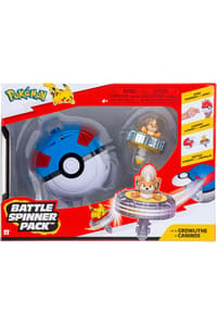 Jazzware Pokémon - Battle Spinner Pack - Growlithe & Great Ball pokemon Figures & Replica's