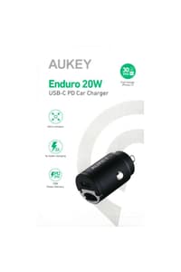 Aukey Aukey - Cargador de coche USB-C 20W PD CC-A2 Enduro Series  Fuentes de alimentación