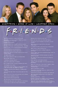 Pyramid International Friends  - Maxi Poster Tutto quello che so... friends Affischer, klistermärken och trycksaker