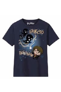 Cotton Division Harry Potter - Expecto Patronum Navy Blue T-Shirt - Boy 12 Years harry, potter T-Shirt