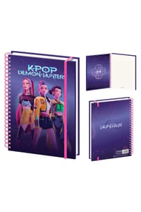 Pyramid International KPop Demon Hunters - Cahier A4 à spirales Huntrix kpop, demon, hunters 