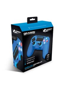Dragonwar Dragonwar - Dragon Shock 4 trådlös handkontroll blå för PS4, PC, mobil  Gamepad Playstation 4 Tillbehör
