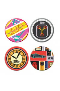 Half Moon Bay Back to the Future - Set of 4 Ceramic Coasters retour, vers, le, futur Tableware & Home Ware