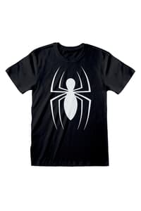 Heroes Inc. Marvel - Camiseta unisex Spider-Man Classic Logo Negra - M Spider, Man marvel Camiseta