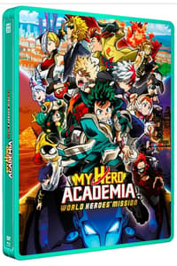 Kaze My Hero Academia World Heroes Mission - Le Film - Steelbook Blu-Ray + DVD  COMBO
