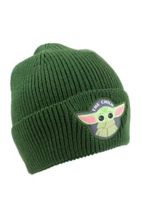 Heroes Inc. Star Wars: The Mandalorian - El gorro verde insignia del niño The, Mandalorian star, wars Gorras y gorros
