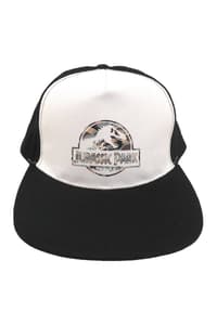 Heroes Inc. Jurassic Park - Camo Logo Negro y Blanco Snapback Gorra jurassic, park Gorras y gorros