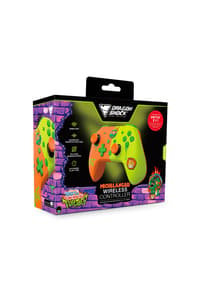 DragonShock DragonShock - PopTop+ TMNT Cowabunga Michelangelo Bluetooth Funkcontroller für Switch, Switch 2, PC und Mobilgeräte  Nintendo Switch Zubehör