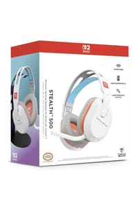 Turtle Beach Turtle Beach - Stealth 500 Wireless Gaming Headset White for Nintendo Switch 2, Switch, Switch Lite, Switch OLED & Mobile  Nintendo Switch 2 Accessories